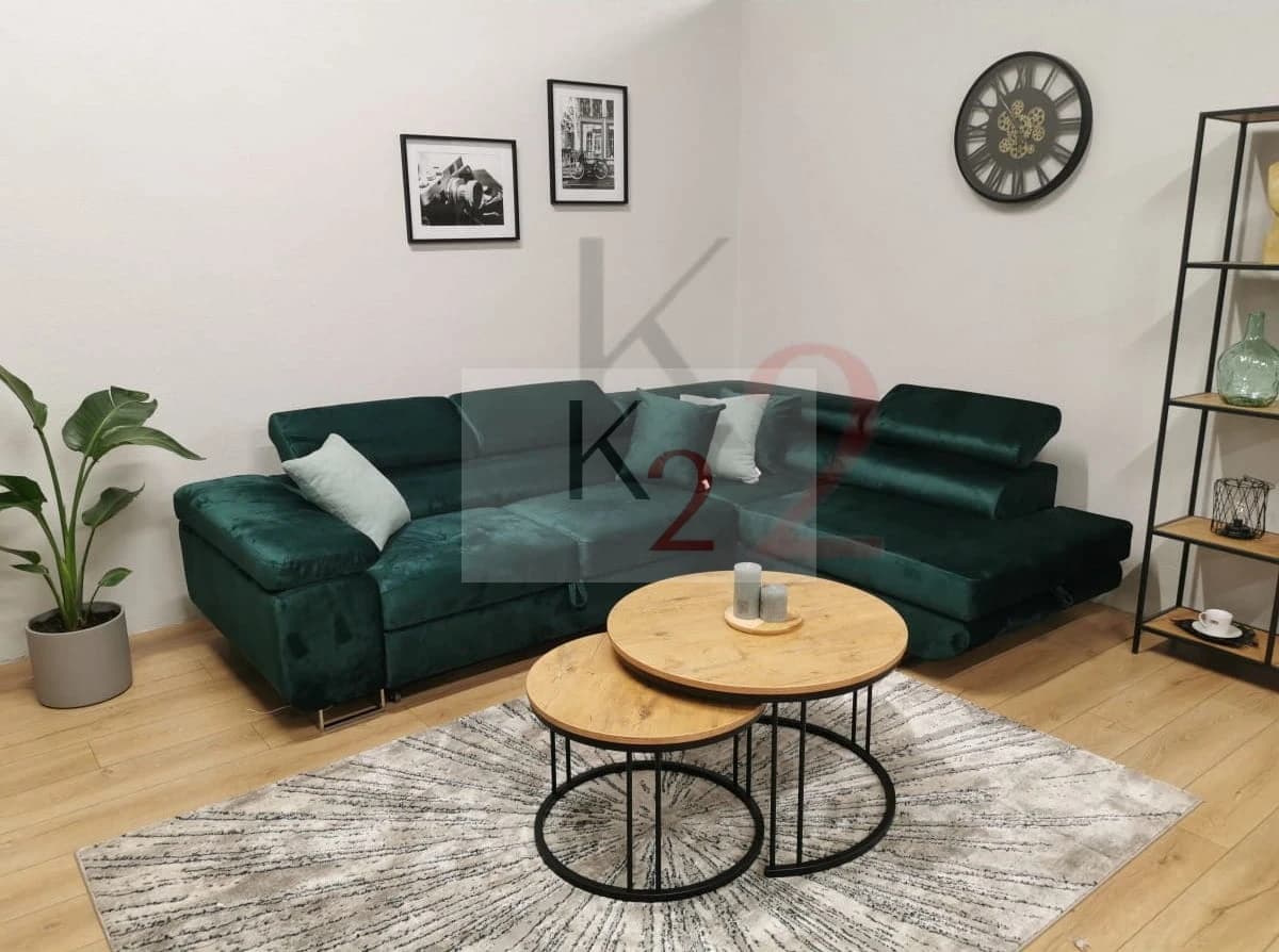 Kanapa Arteon 2-osobowa — rozłożona