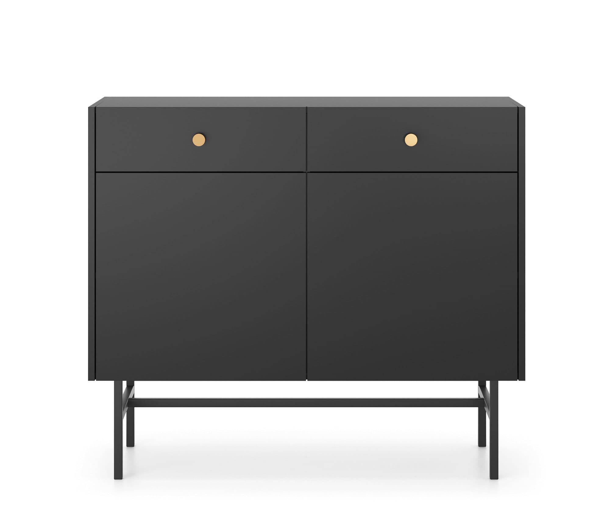 Diva czarna komoda 2D2SZ