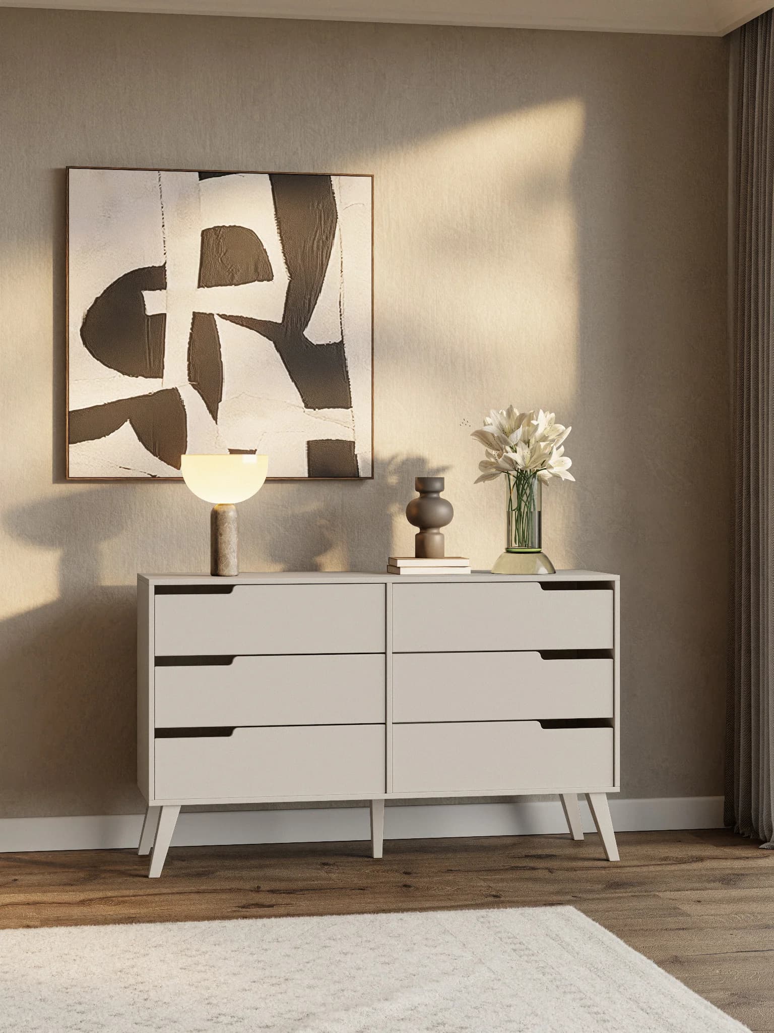Komoda Nordelo 6S – 137 cm