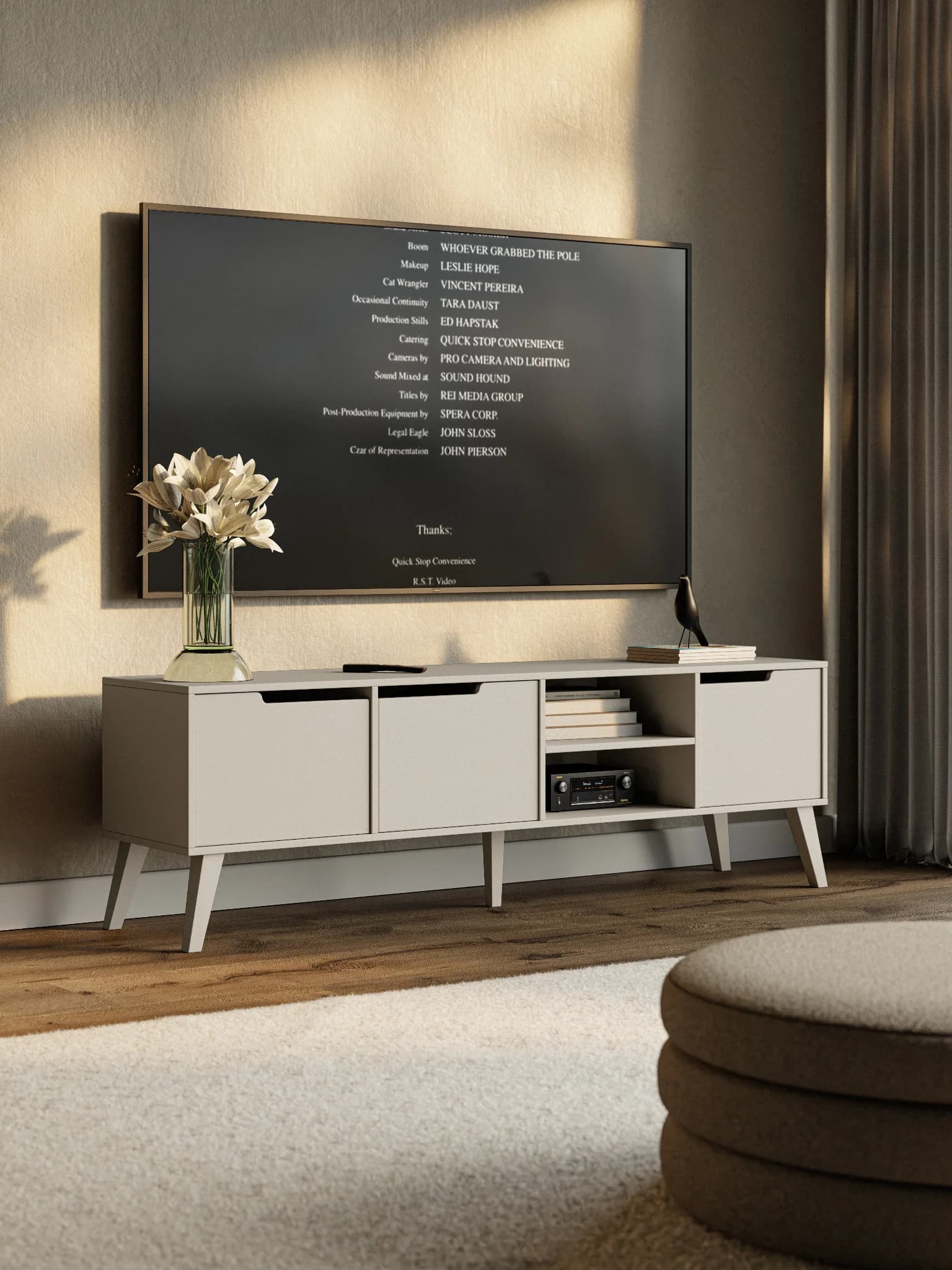 Szafka RTV Nordelo 3D – 180 cm
