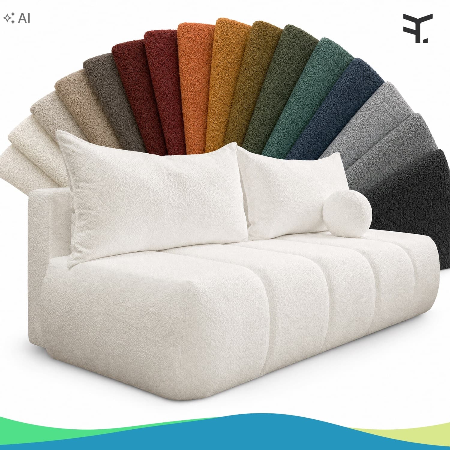 Sofa CLOUD biała