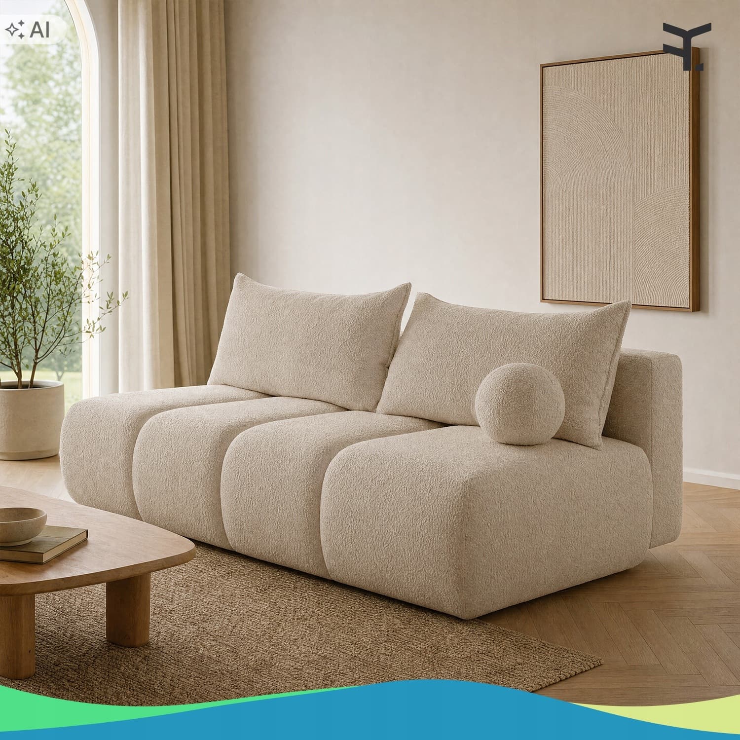Sofa CLOUD biała