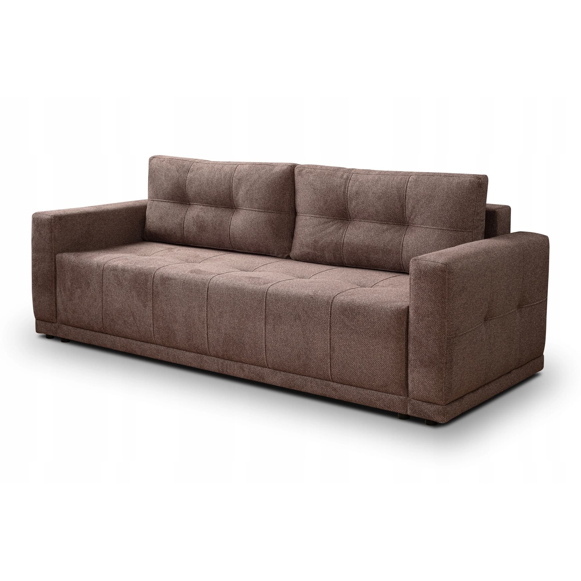 Sofa kanapa LUSSO rozkładana z funkcją spania pudrowy róż